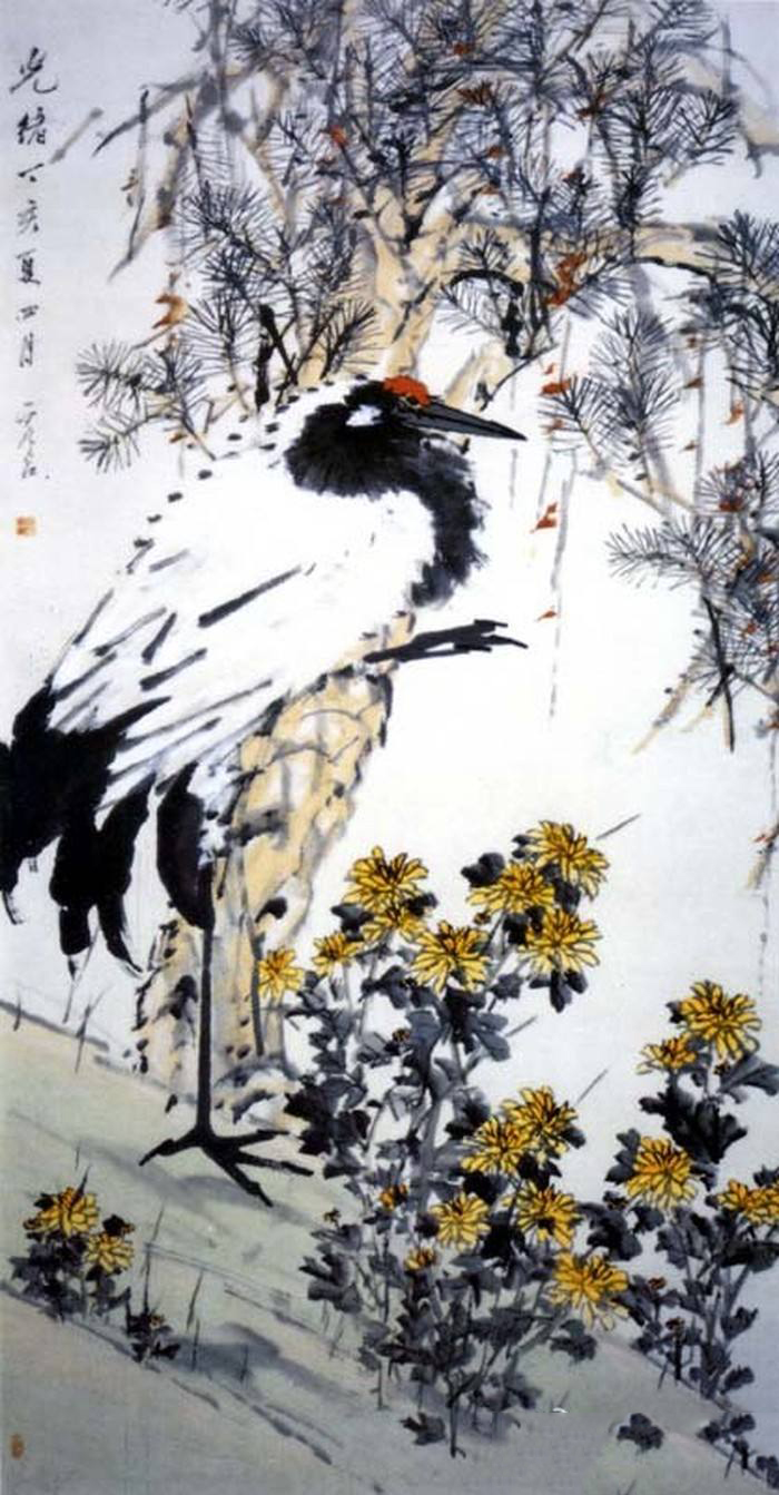 松鹤图
